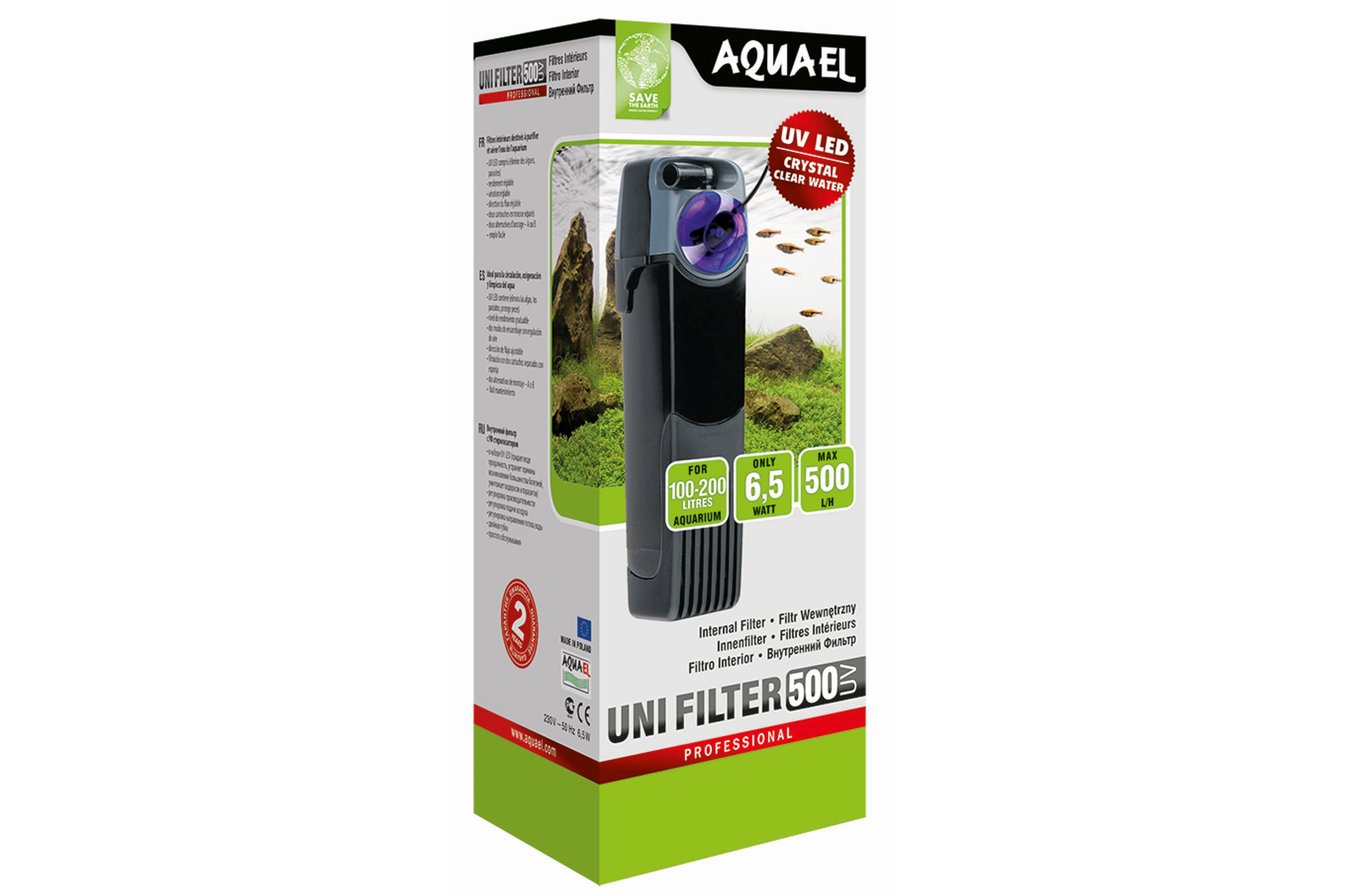 Aquael Filter Unifilter 500 UV Power, Innenfilter